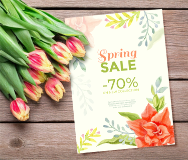 Aquarel flyer
