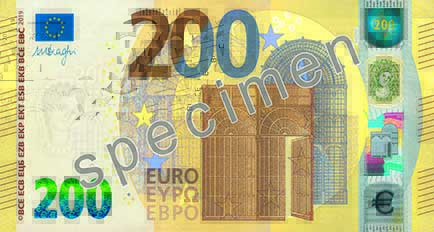 200 euro specimen