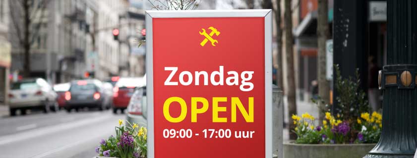 zondag open