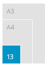 Vierkant 13 cm ansichtkaarten