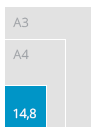 Vierkant 14,8 cm ansichtkaarten