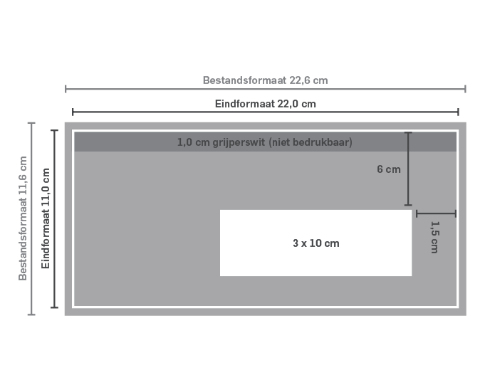 intern Telegraaf Gooi Afmetingen enveloppen: alle envelop formaten - Drukland